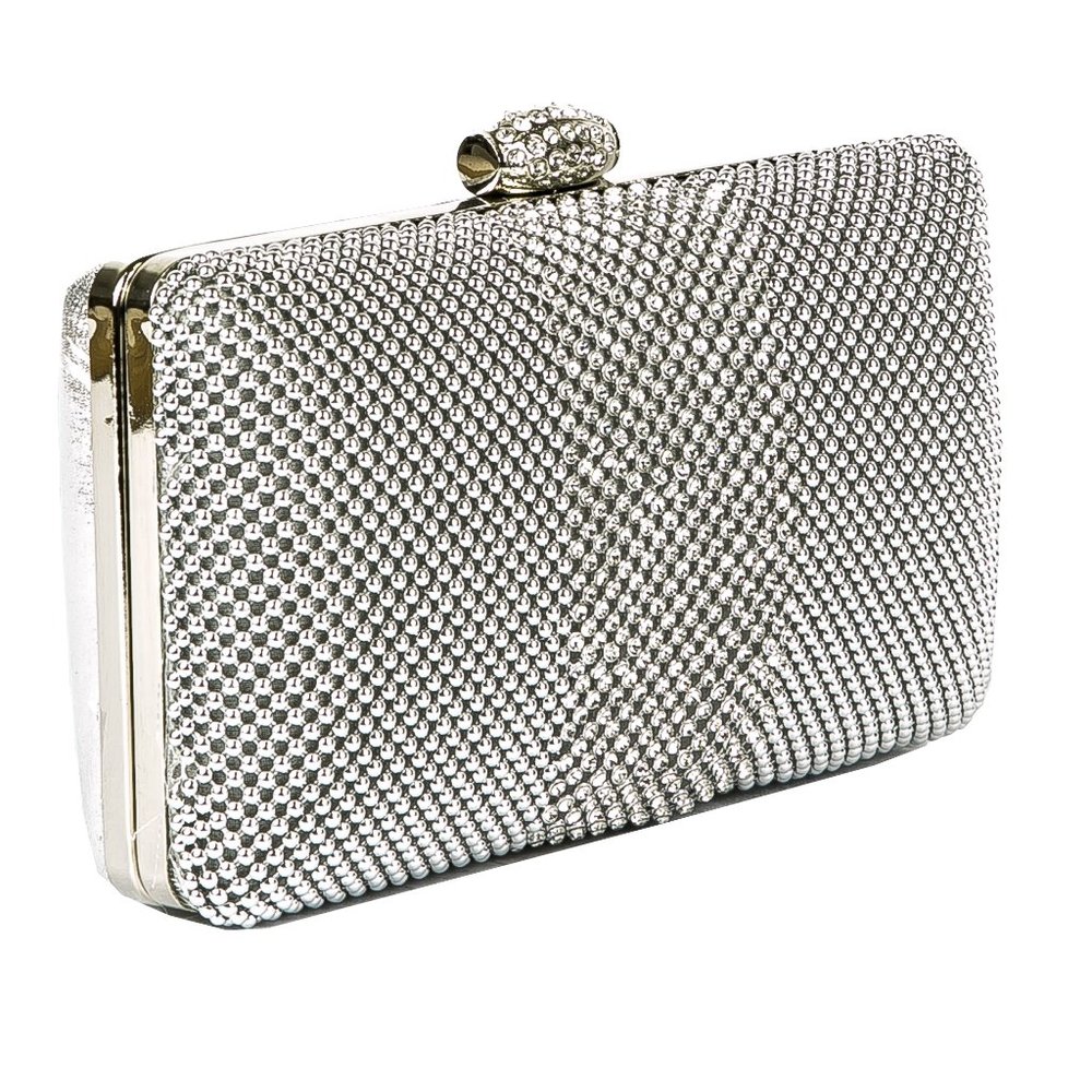 Classy Evening Beaded and Diamond studded Clutch